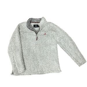 🐘Alabama True Grit‎ 1/4 Zip Sherpa Pullover Size XL 🤍♥️